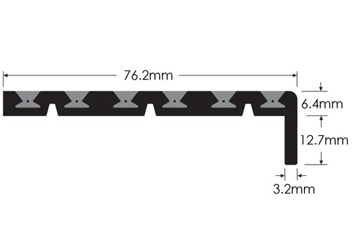 STAIR NOSING - TRACTION TREAD - F.L.Bone