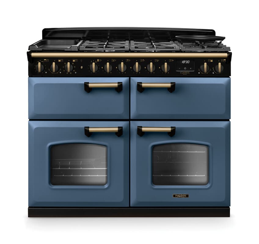 Classic-Deluxe-110-Dual-Fuel-Slow-cook-oven-Stone-Blue-Antique-Brass