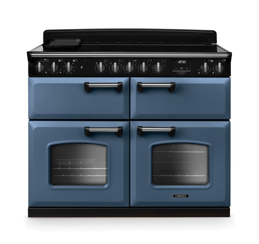 Classic-Deluxe-110-Induction-Slow-cook-oven-Stone-Blue-Chrome